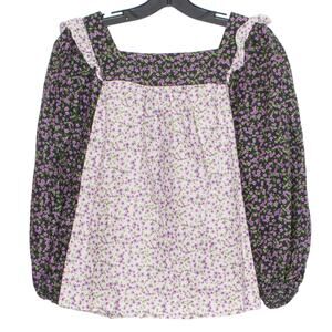 Top Boho Cottage Peasant Fairy Lolita Coquette Goth Romantic Ditsy Floral Medium